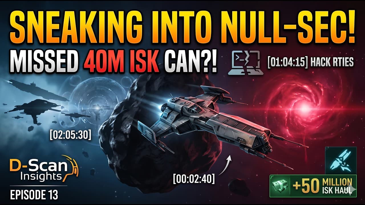 Null-Sec Exploration for Alpha Clones: Deep Dive into Serpentis Space! | EVE Online F2P (Ep 13)