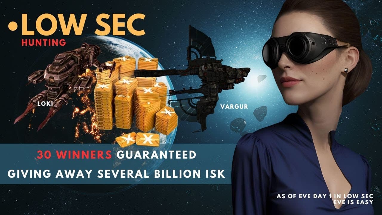 30 winners guaranteed. Giving away several billion ISK.