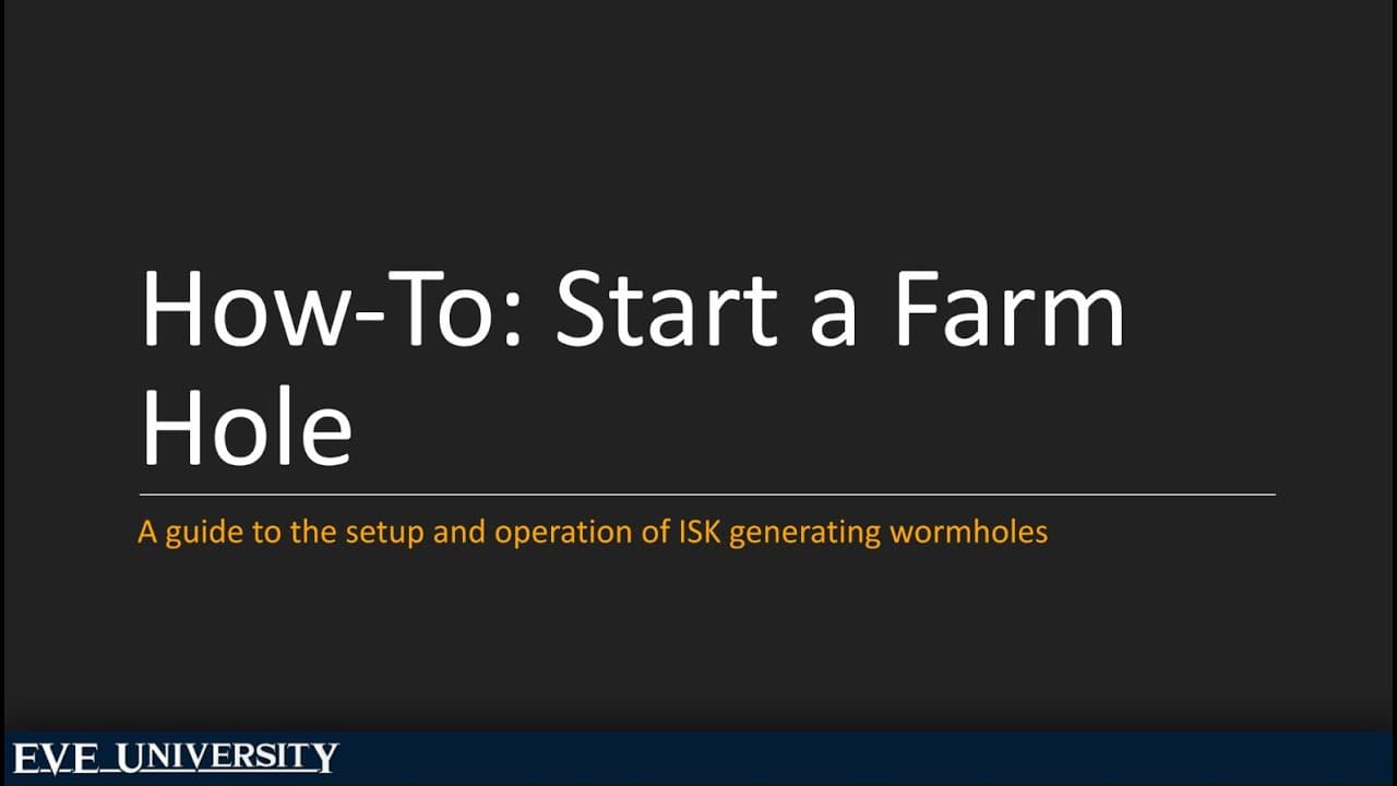How to: Set up a Farm Hole