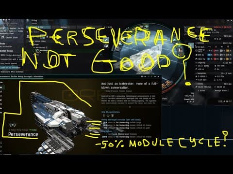 I Sold My PERSEVERANCE!!  FIRST MINING Mission OUT: Endurance shredded me...