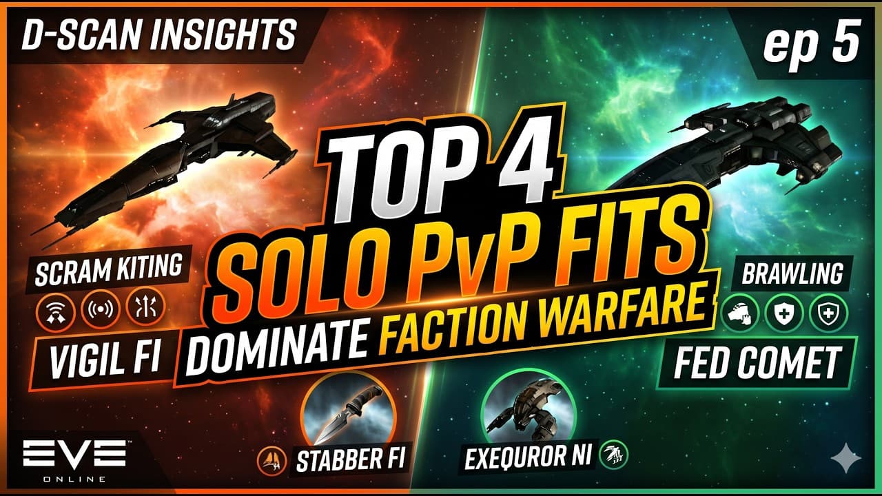 Best Solo PvP Fits for Faction Warfare | EVE Online Ship Analysis ep 5