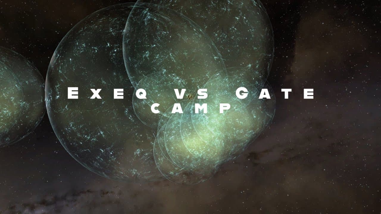Exeq Navy vs gate camp - solo pvp