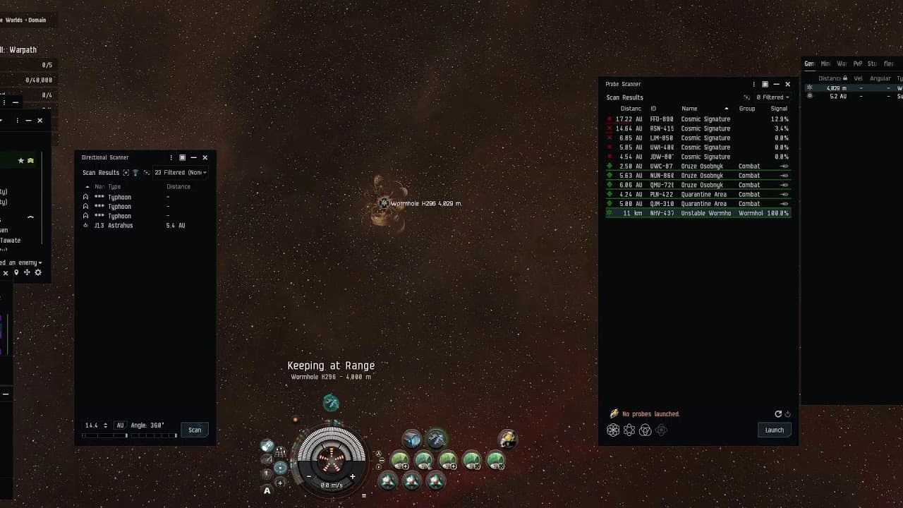 Upgraded ship and new WH