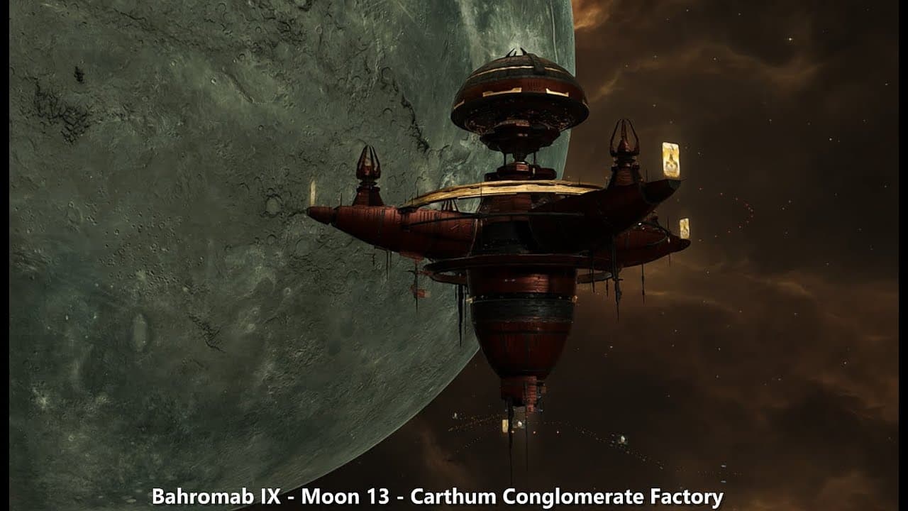 EVE Online Station Tours:  Bahromab IX - Moon 13 - Carthum Conglomerate Factory