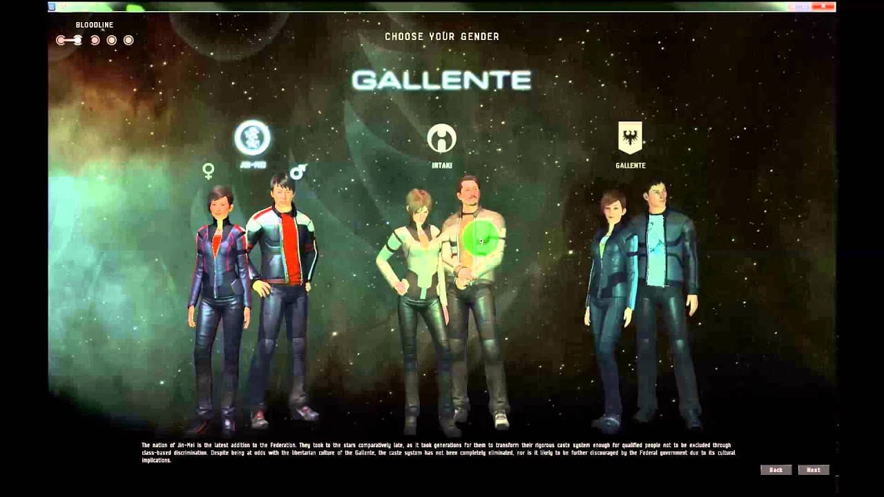 Character Creation EVE Online