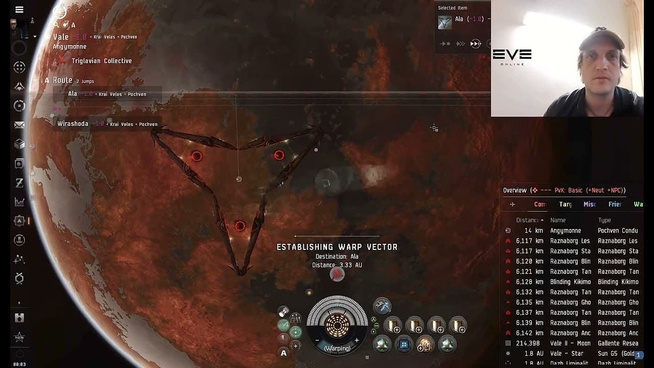 Pochven Fail: EVE Online Gameplay (No Commentary) I Got Caught. In A Star part 2 - Epithal w/Cloak
