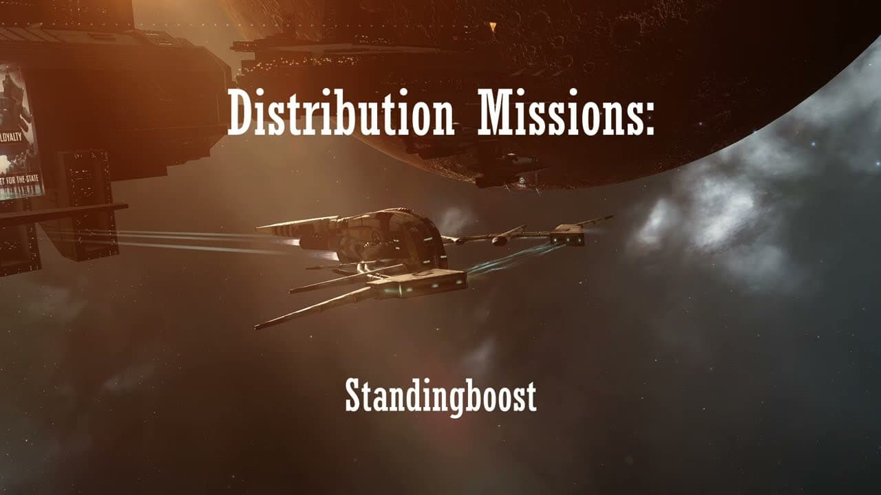 Eve Online - Distribution Missions as standing boost