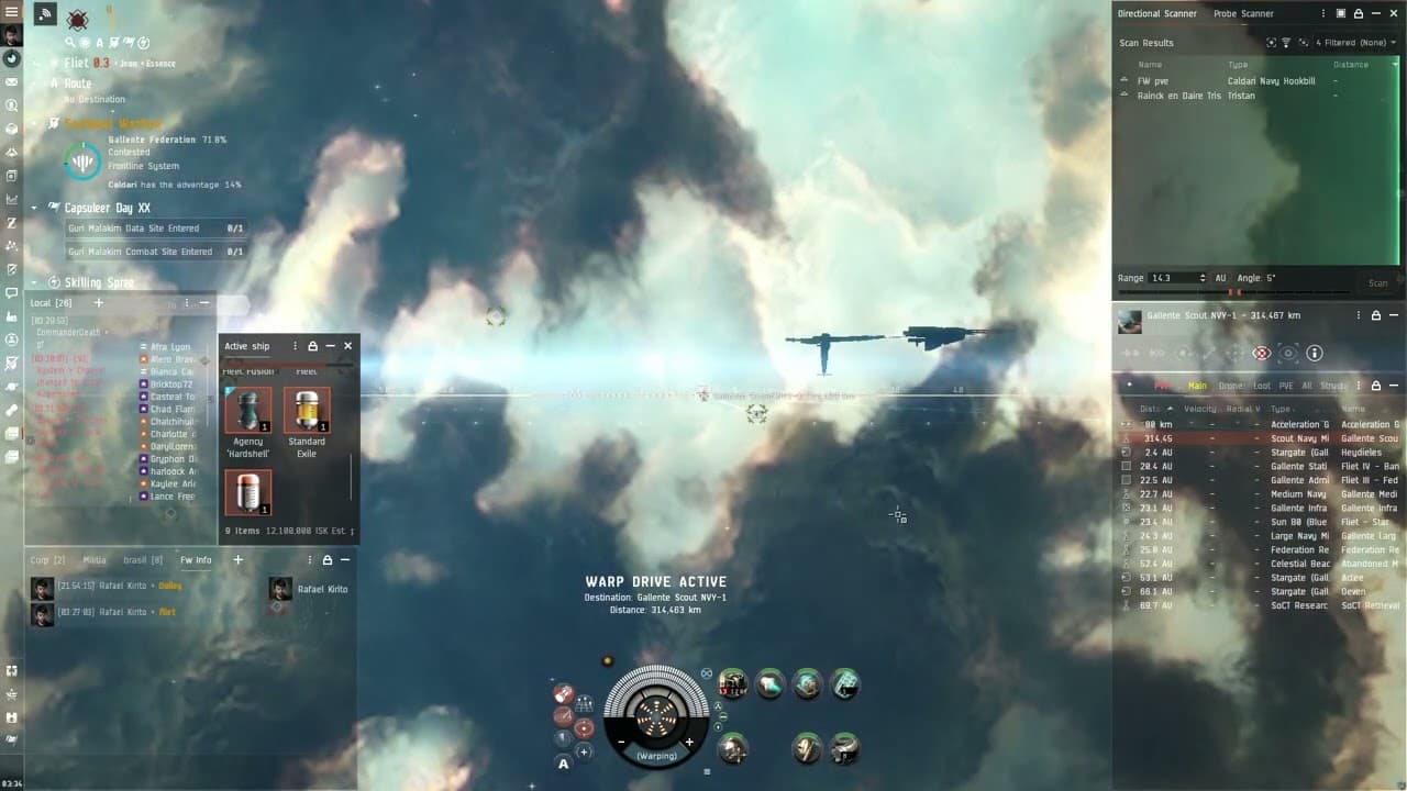 EvE DualRep Rifter + T1 Tristam vs Hookbill