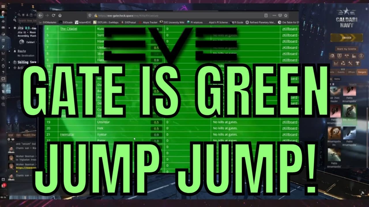EVE Online - Hauling and Trading  Preflight Cheklist