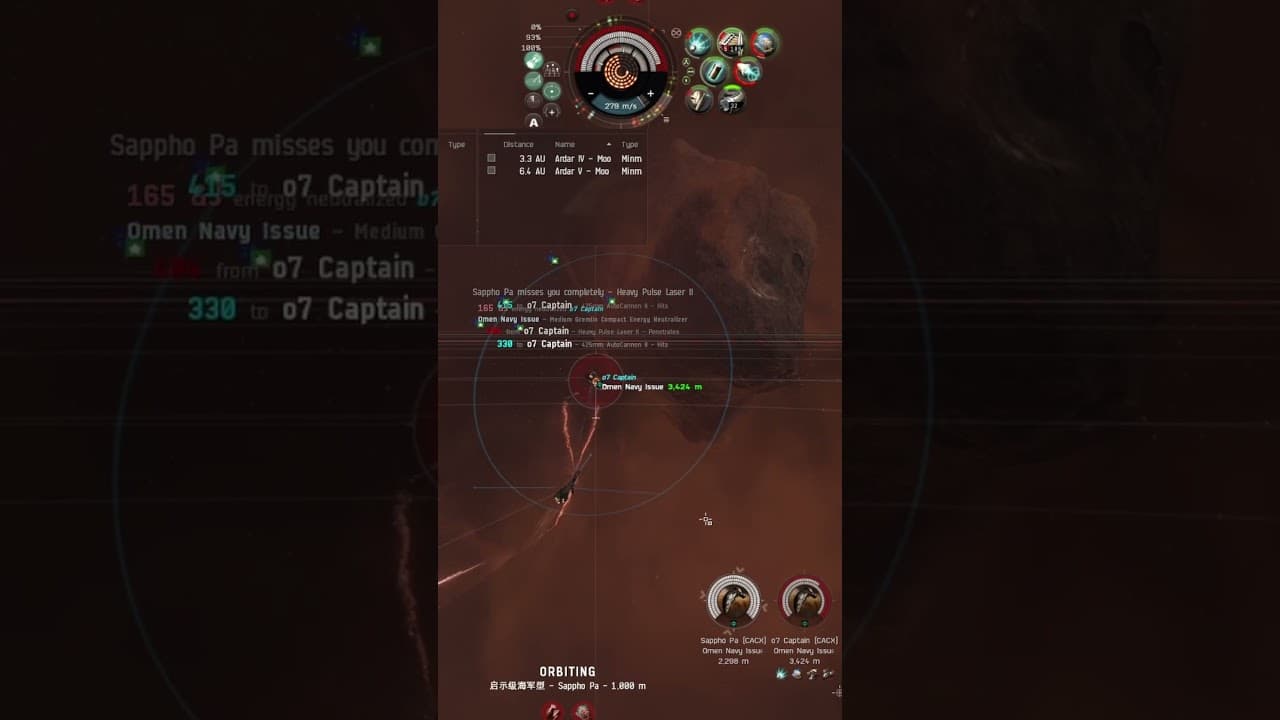 Stabber Fleet Issue vs 2 Navy Omens -- Effects of High Resist and Being Under Their Guns