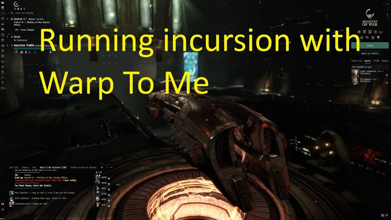 Running incursion with Warp to me