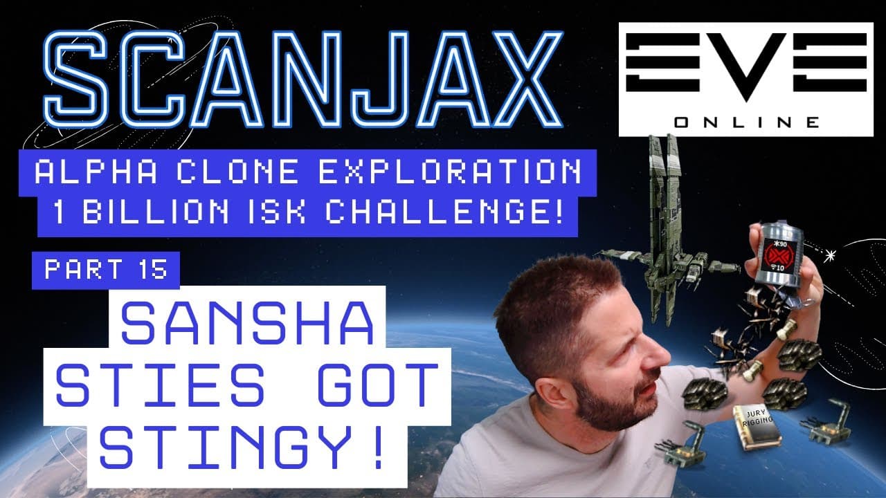🚀 1 BILLION ISK EXPLORATION CHALLENGE | EVE Online Alpha Clone - Ep15 - SANSHA GOT STINGY?!