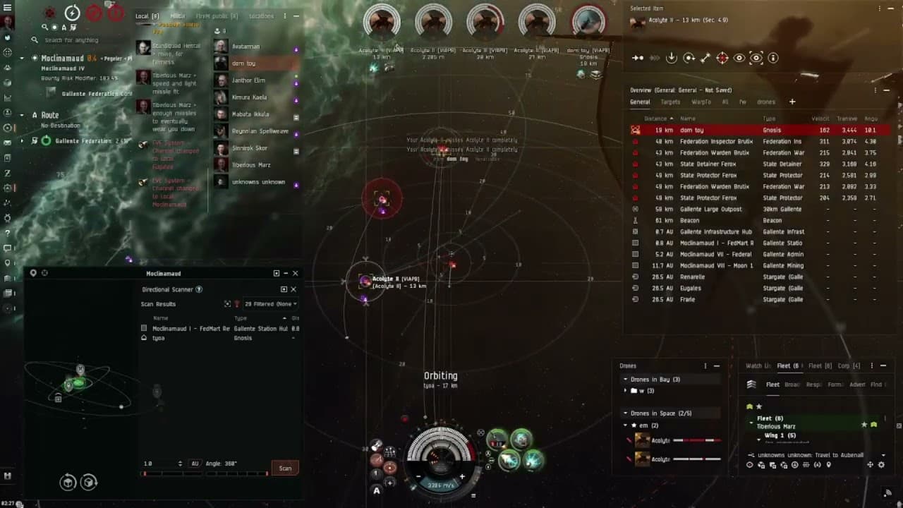 Gnosis taken down by a couple Worms and Thrasher Fleet