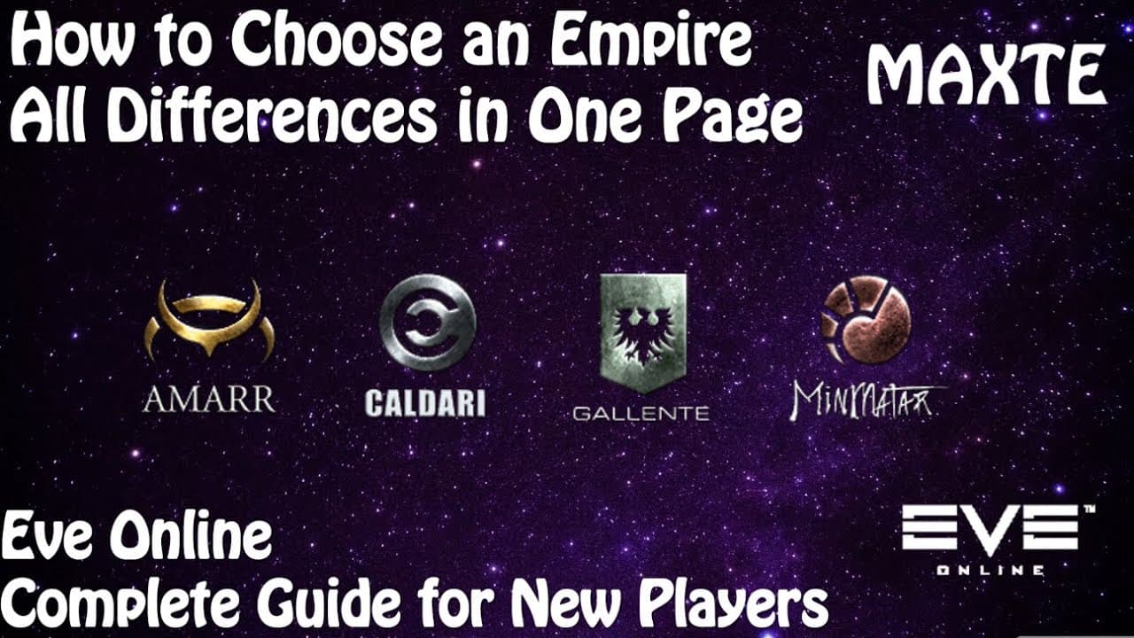 Eve Online How To Choose an Empire - All differences in One Page