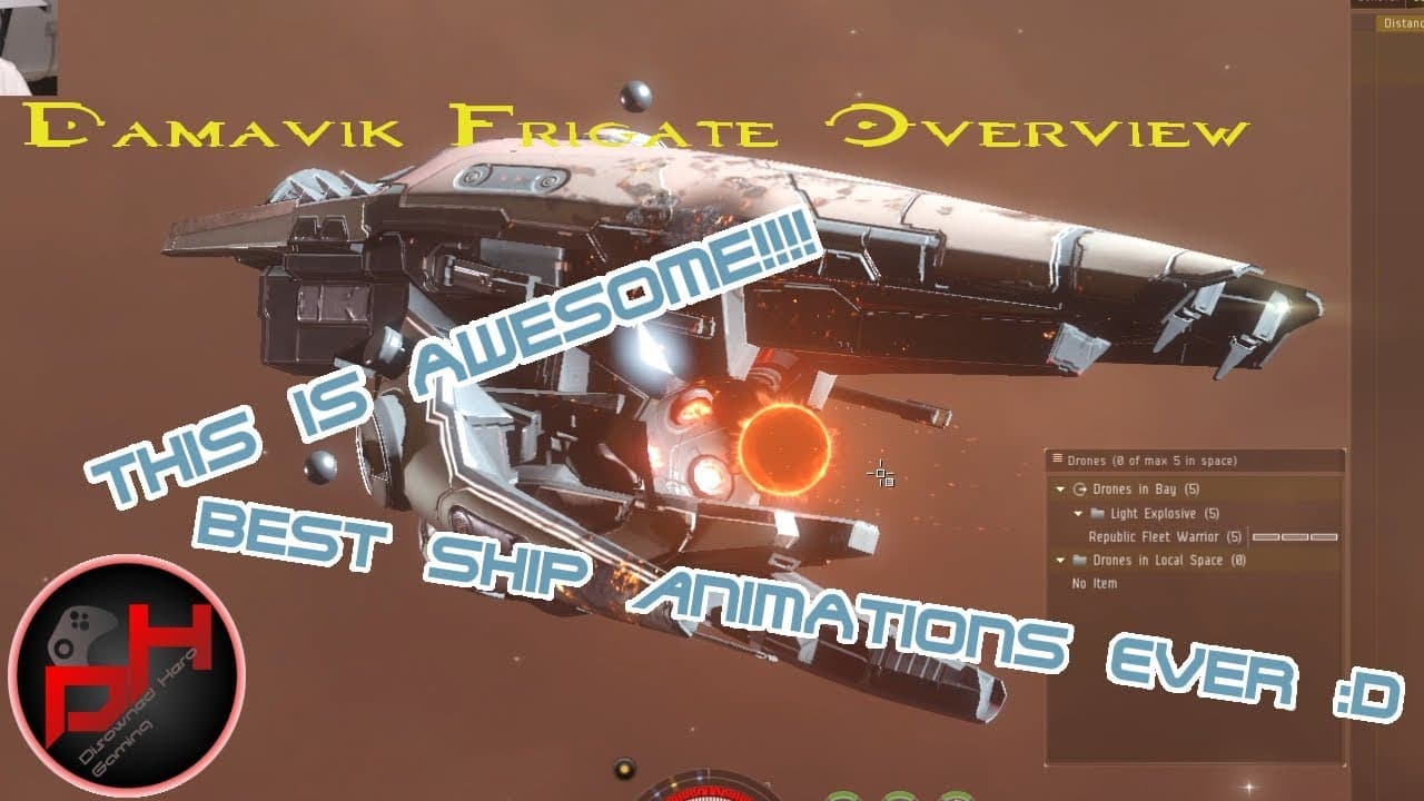 Damavik Frig Quick Overview and Animations | EVE Online