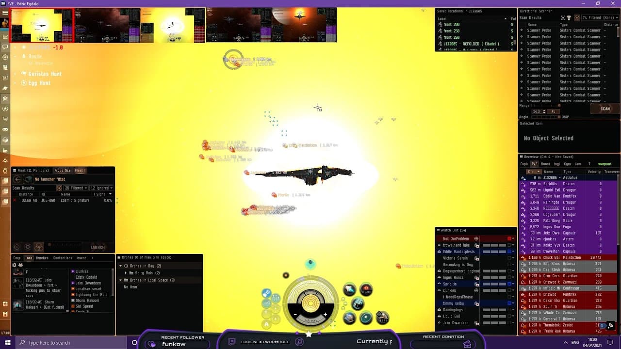 What is dead may never die, EVE Online, Wormhole PVP, Naglfar/Vigilant POV.