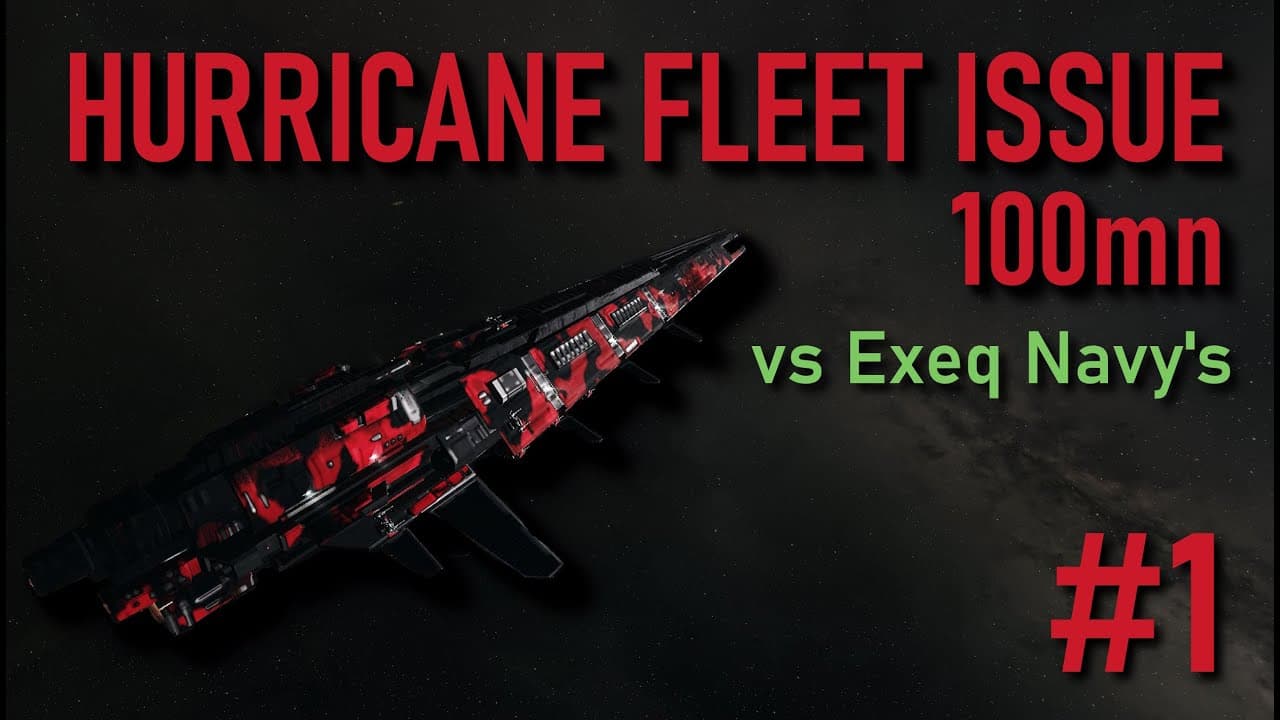 100mn Hurricane Fleet Issue vs Exequror Navy's | EVE Online PvP