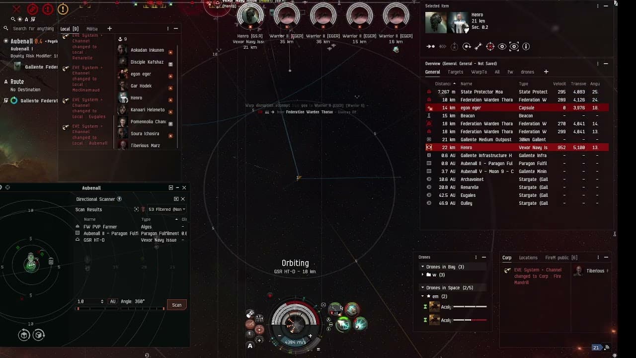 Worm vs Algos and Vexor Navy