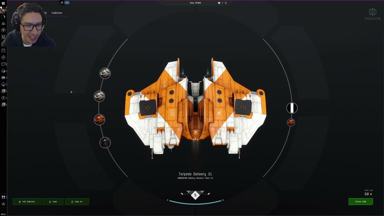 EVE Online: Creating official WINGSPAN SKINS in-game (and how the SKINR tool really works)