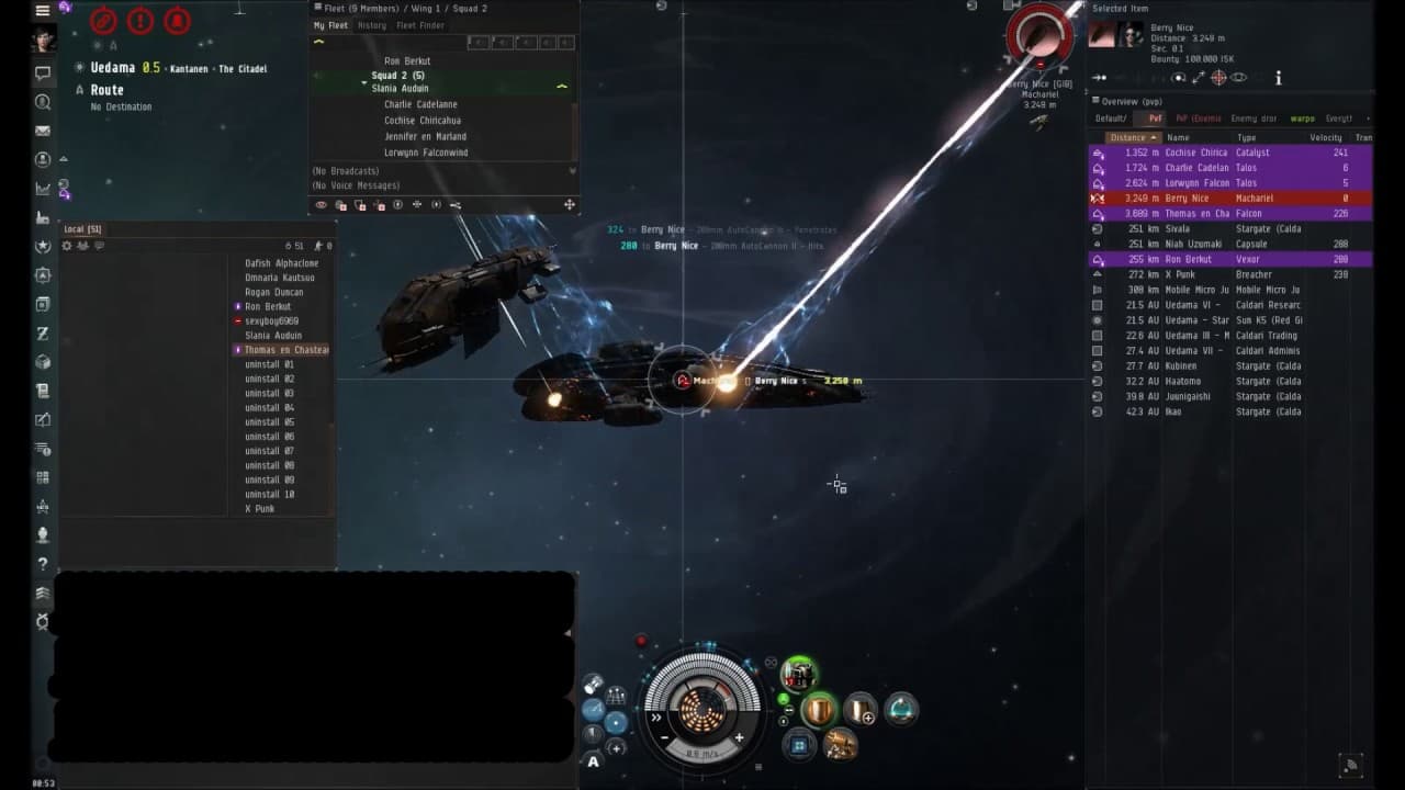 Another bumping Machariel gank