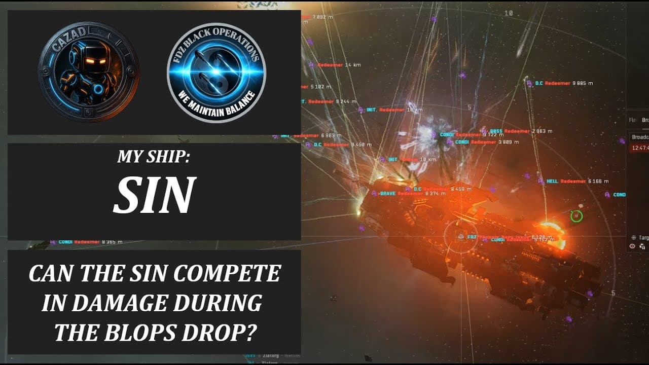 Experimental Sin join a BLOPS drop - Eve Online PvP