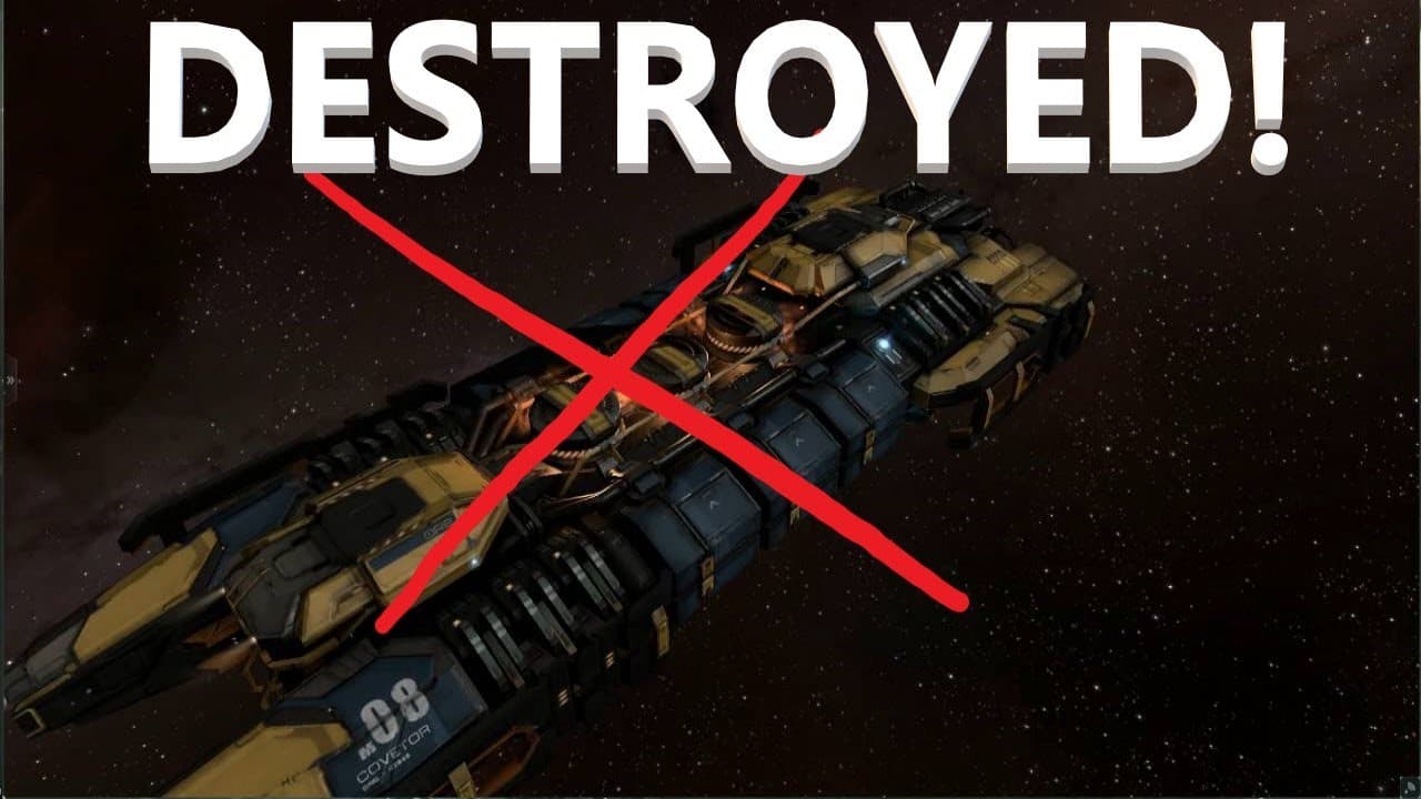 Eve Online- Covetor Mining Accident