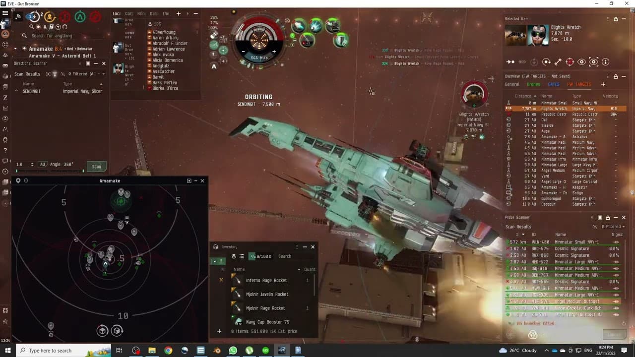 Eve Online PVP KESTREL