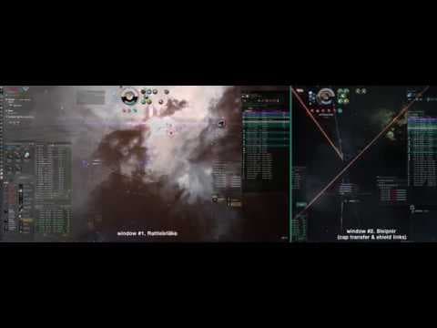 Eve online. Solo pvp. Rattlesnake VS Kinakka camp