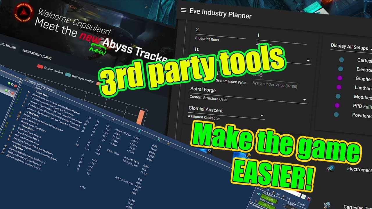 The tools game lacks made BY OTHER PLAYERS! | EVE Online 3rd party tool showcase