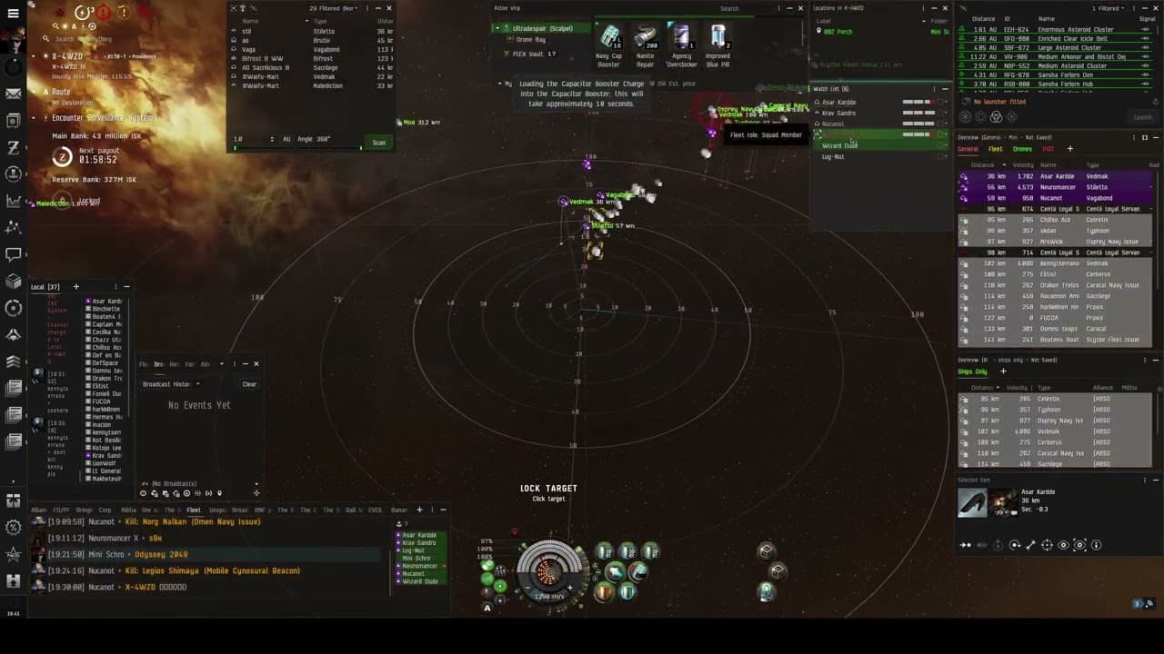Eve Online Scalpel PvP : Playing around on Grid