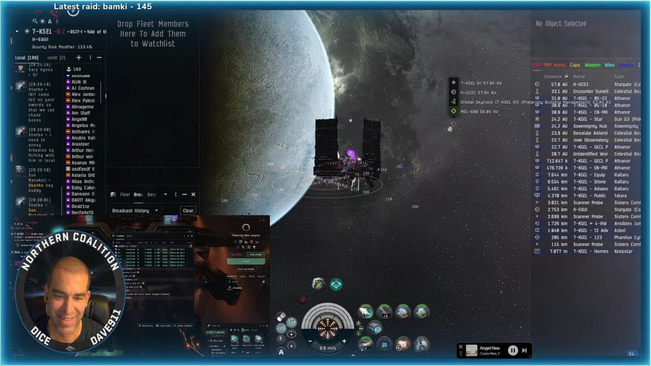 *EveOnline* *PVP*  Friday Night Fleet Hunter 16/01