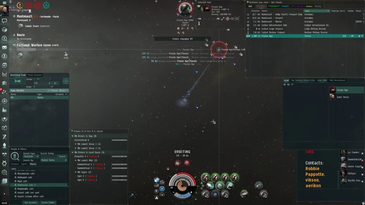 [EVE ONLINE] My neut vexor wins again! This time it takes on a blaster thorax