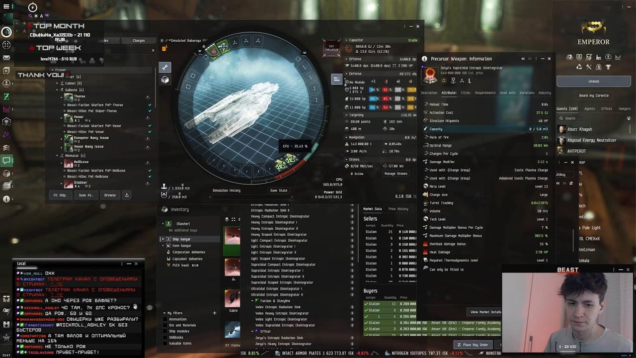 ЭВЕНТ: XXIII День Капсулёра: Путь войны. EvE Online