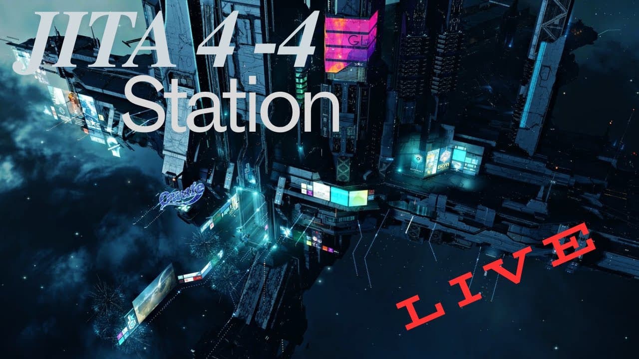 JITA LIVE!!..Watch Jita 4-4 Station: EVE Online' s Iconic Marketplace #eveonline #eveonlinegameplay