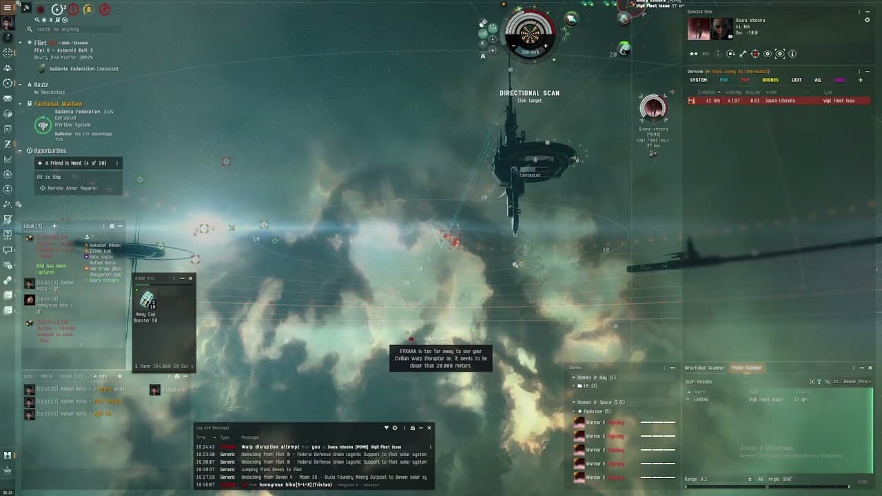 EvE HullTank AnciShield Tristan Vs DualProp VigilFI - Draw
