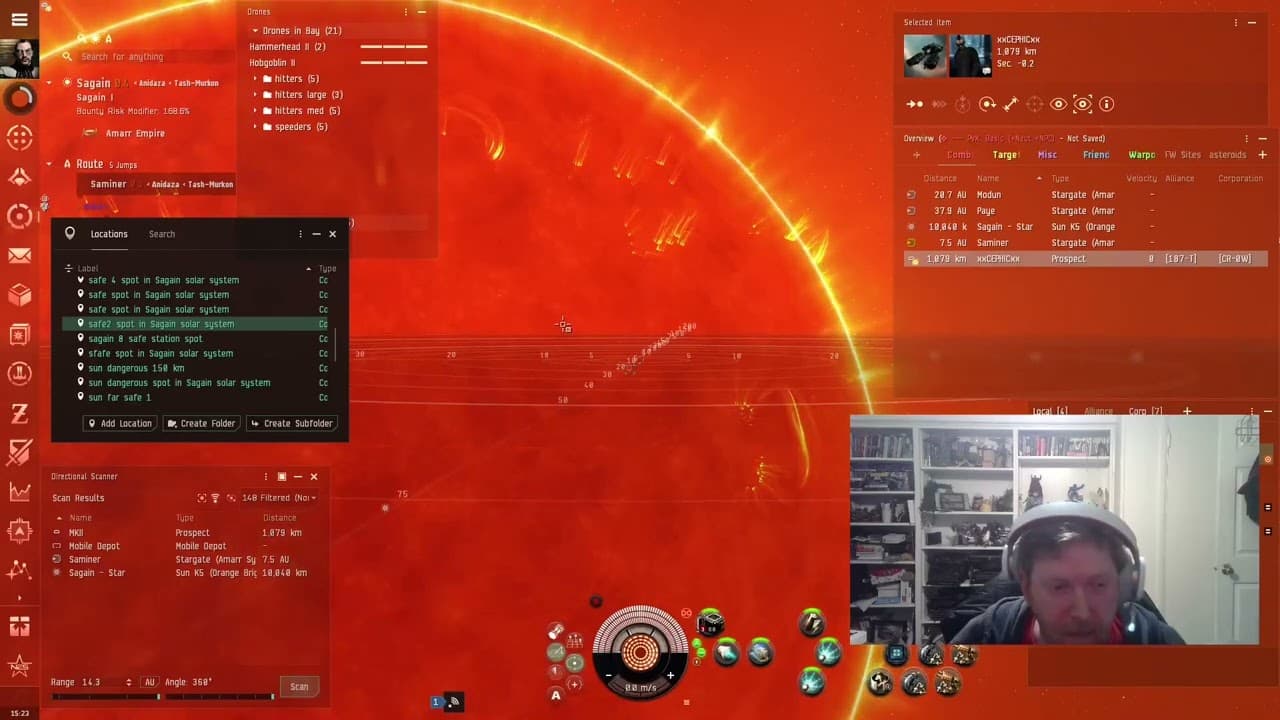 [GAMING][EVE ONLINE] I Battle a Crow at the sun in my Vexor Navy Issue (VS a Proteus and gang!)