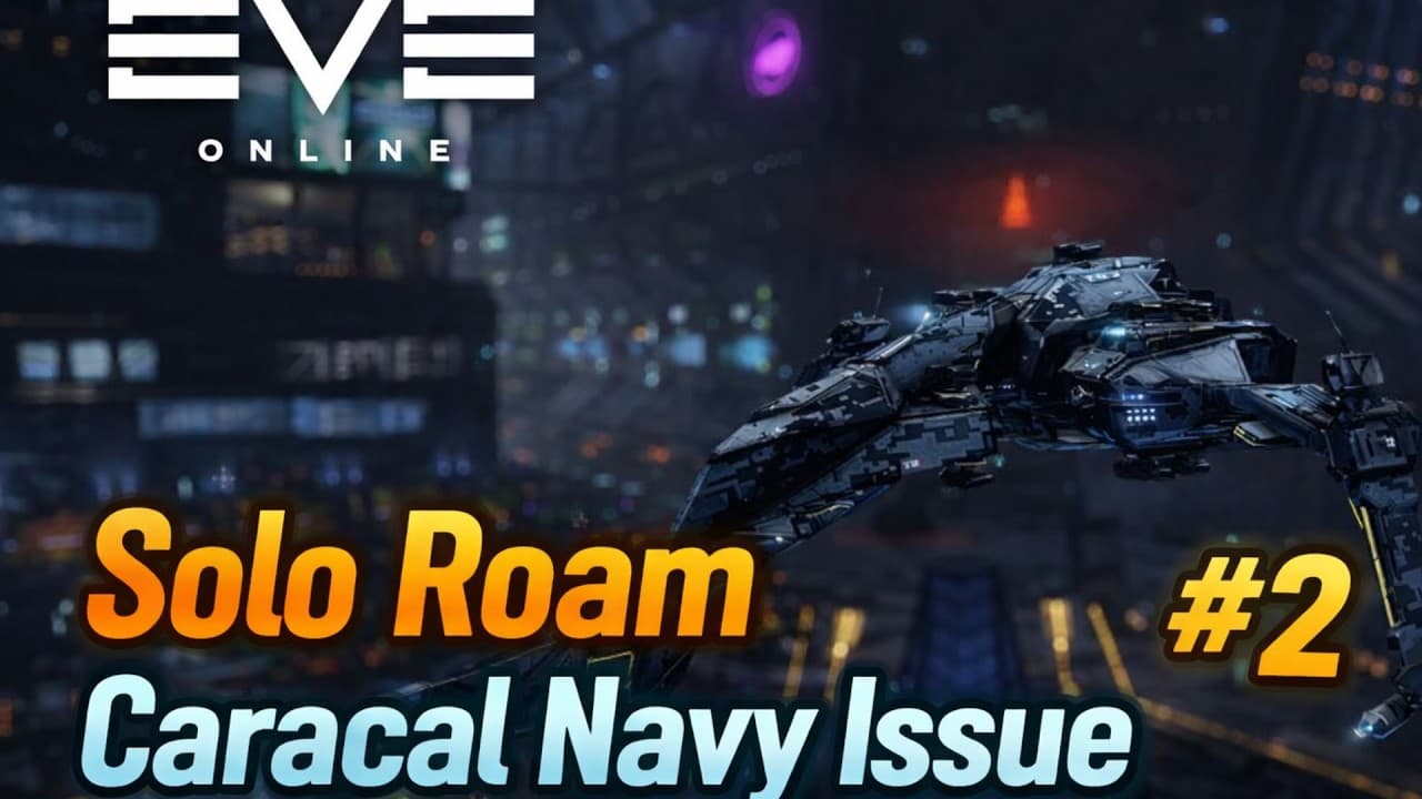 EVE Online - Caracal Navy Issue Solo hunt ratting ships in Null Part 2 - ラッティング艦狙いのソロローミング！