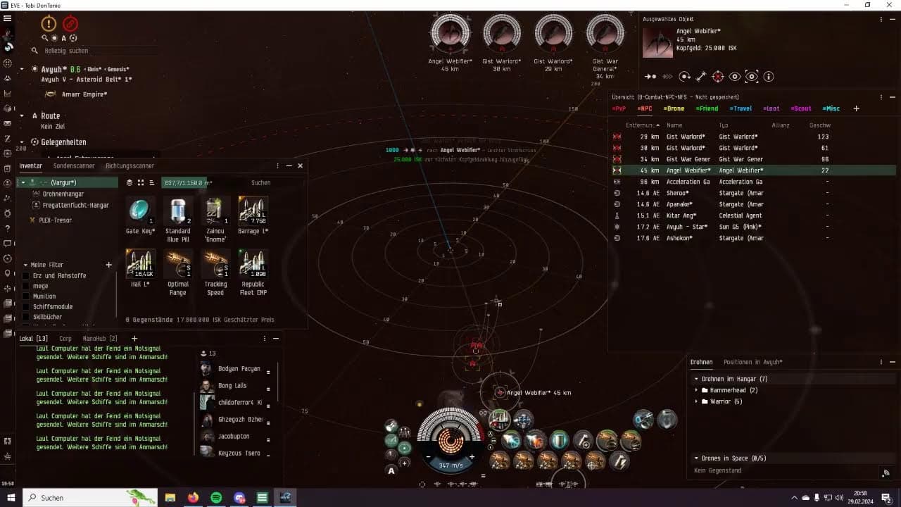 EVE ONLINE POLARIZED VARGUR 4.2 k DPS LVL 4 Missions