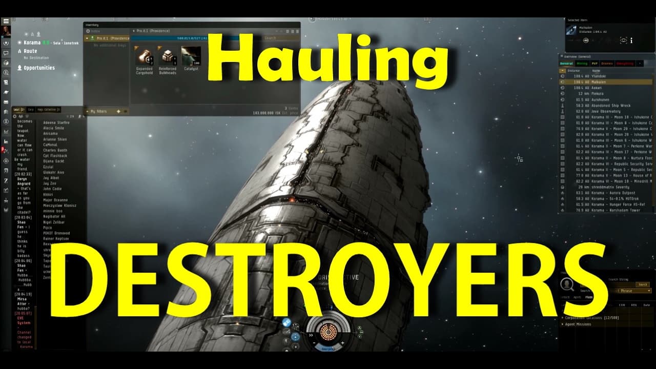 EVE Online - Hauling Catalyst's to Jita