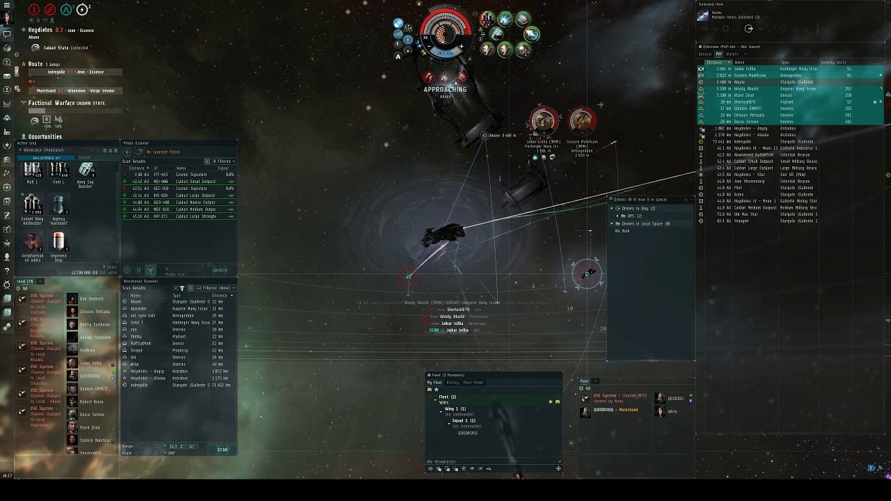 Eve online. Solo vindicator vs gang