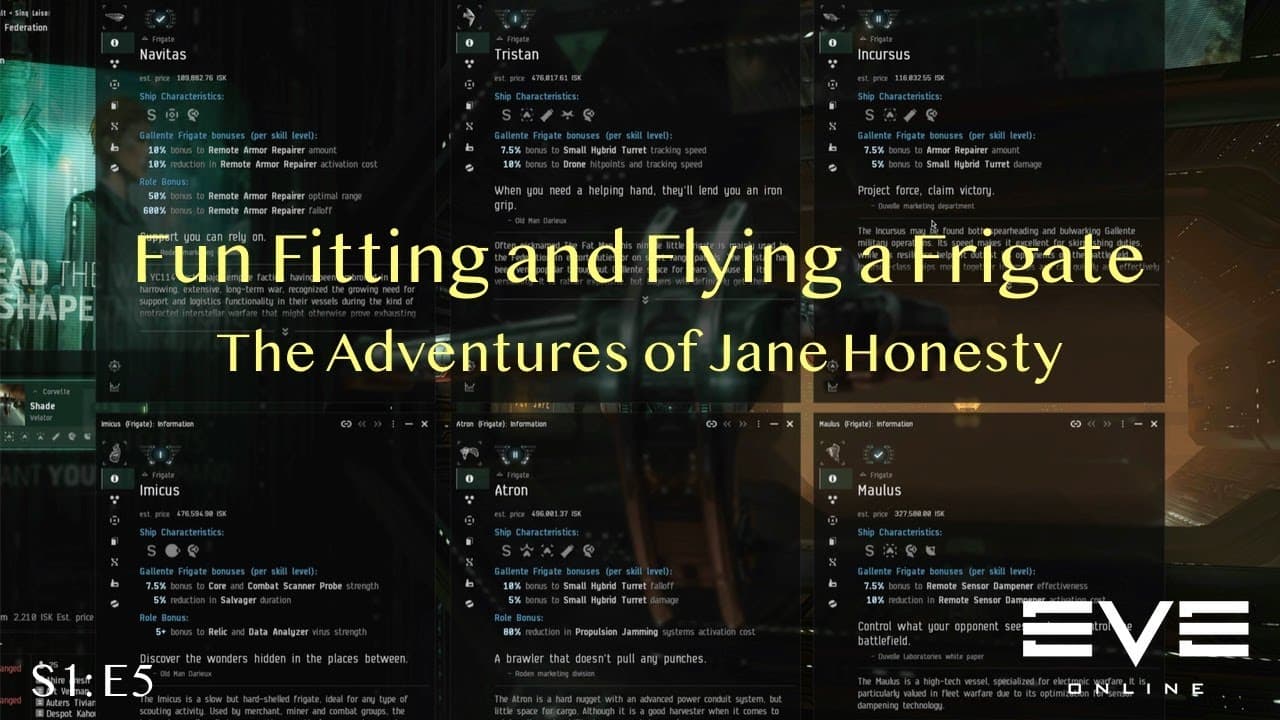 Fun Flying a Frigate: The Adventures of Jane Honesty | Eve Online | S1:E5
