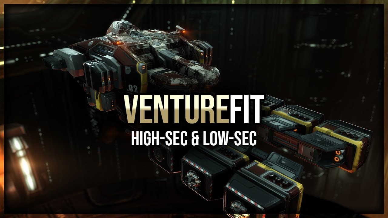 Venture Ore Mining Setup for Both High-Sec and Low-Sec – Eve Online