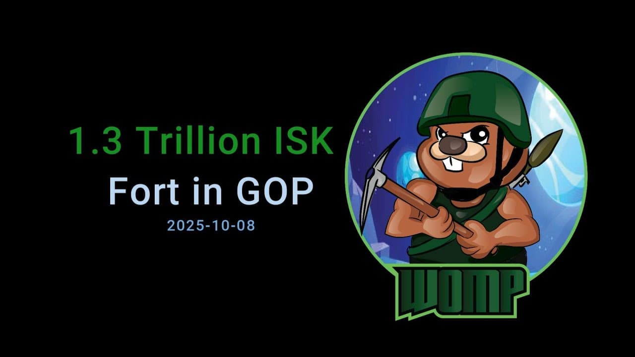 WOMP Files  - The GOP 1.3Trillion Isk Fort Fight