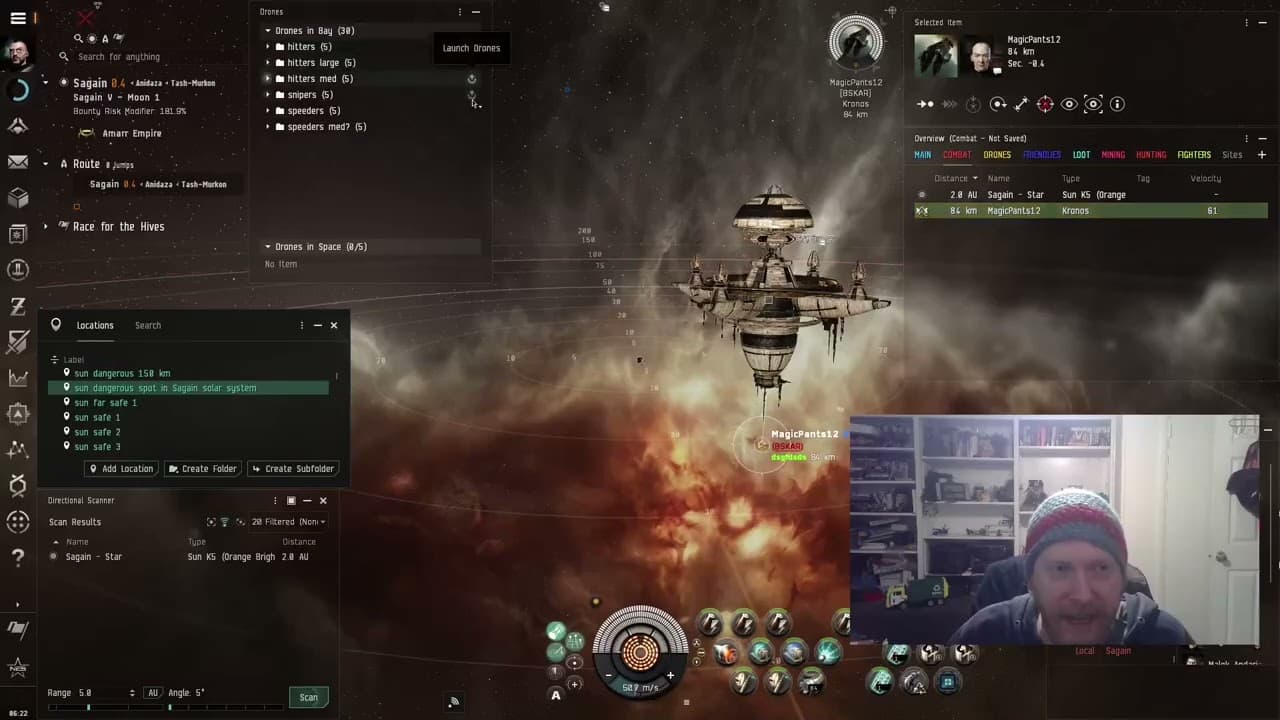 [EVE ONLINE] Fight a Marauder in a Faction Battleship, you say?? I'll take that fight!