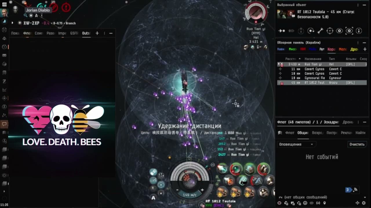 Love Death Bees squad FC Mr Ludvig Redeemer fleet vs Hel Insidious