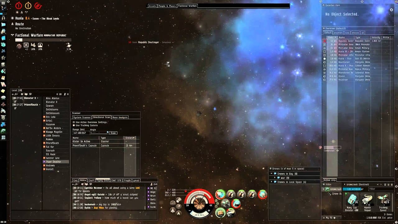 Eve Online: Sentinel vs Retribution, Firetail and Slasher