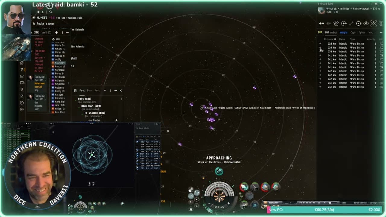 *EveOnline* *PVP* Standing Fleet Hunter with Leshak and Sleipnir kill 27/11