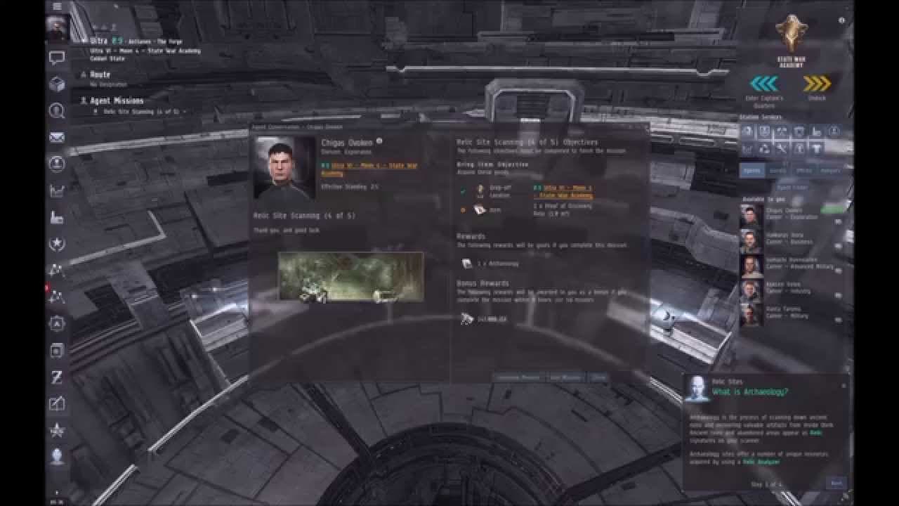Let's Play Eve Online - Ep 20 - Exploration Career Missions 4 - 5.
