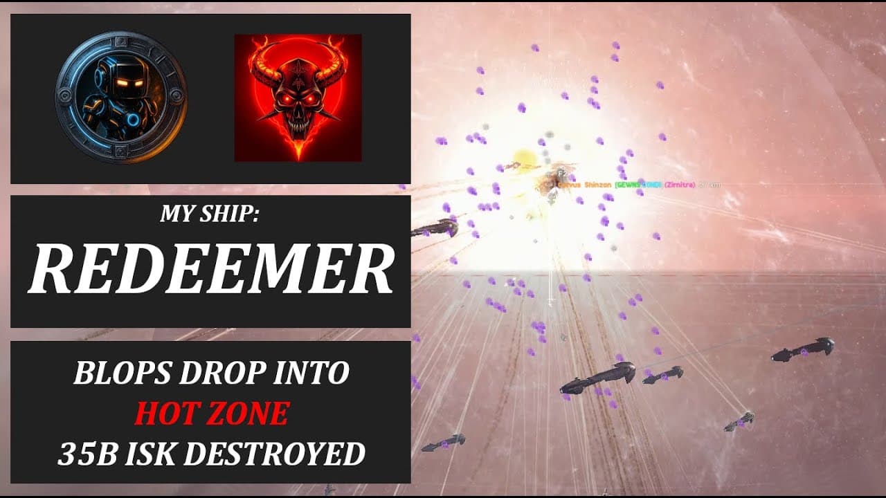 BLOPS drop on Imperium capitals - Total destruction 56b ISK - Eve Online Black Ops PvP
