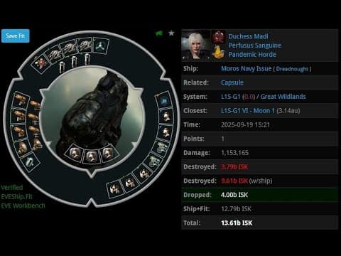 [EVEONLINE /AMC] 19 SEP 2025 Killed Moros Navy Issue  in Great Wildlands
